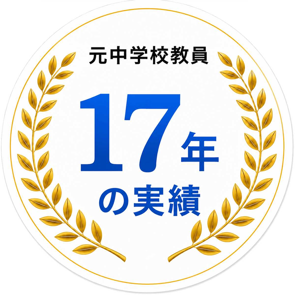 元中学校教員 17年の実績
